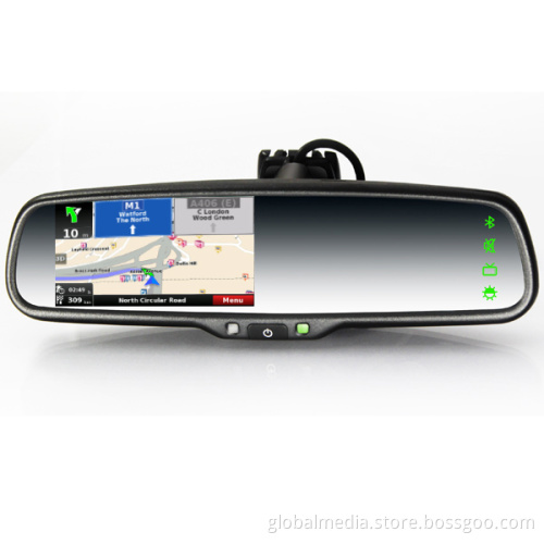 Rearview Mirror with User Manual GPS Navigation Car Rear View Bluetooth Camera